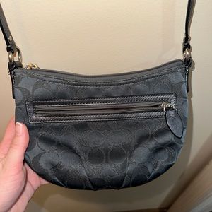 Coach Purse, gray/silver color